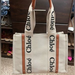 Chloe small canvas tote